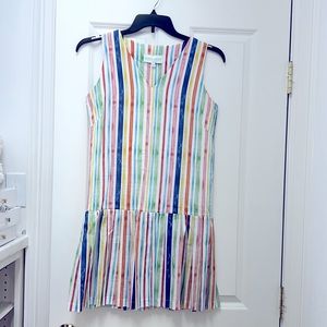 Brooke Wright dress-size xs/sm (white undertone but multicolor)